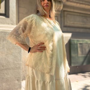 Mini Kimono Chucuito Crema